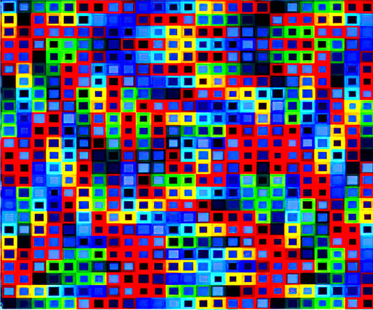 Victor Vasarely's Études Bauhaus D: The Genesis of Op Art and Geometric Abstraction - Orion-K - 1972 by Victor Vasarely