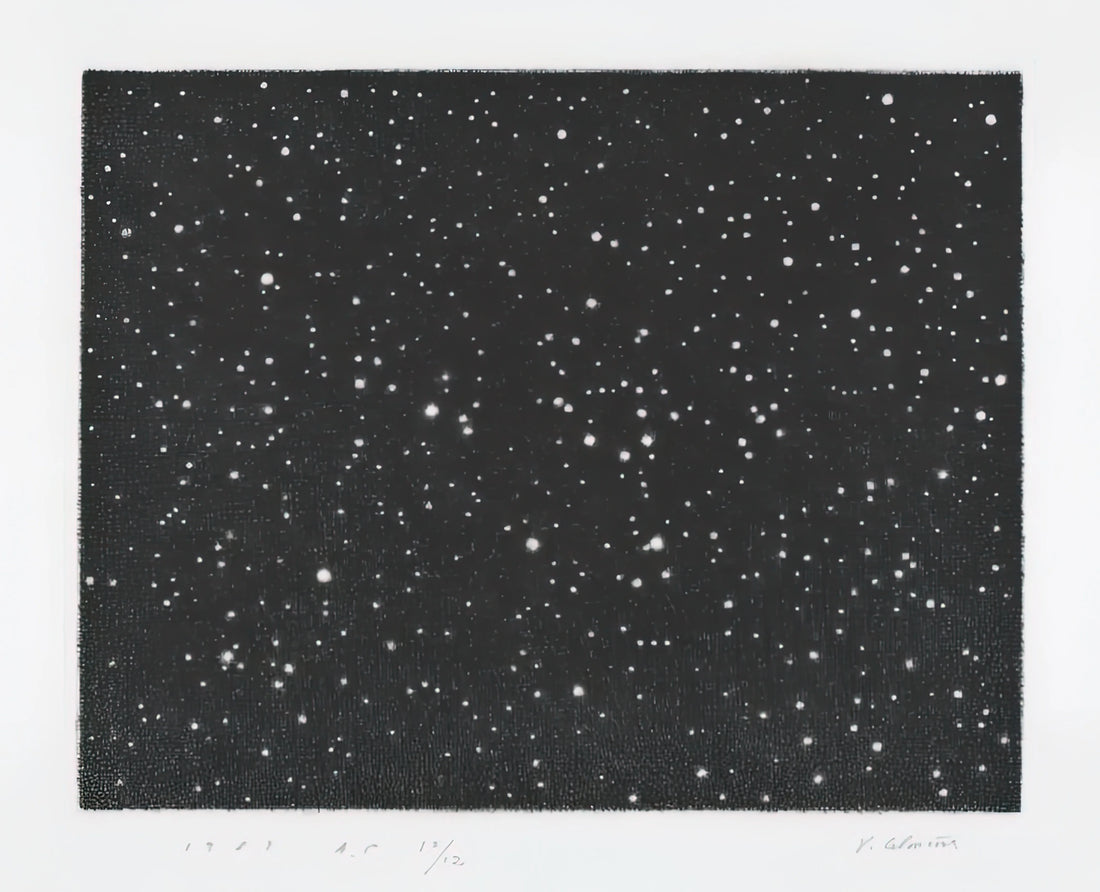 Vija Celmins: The Artist Who Redefined Photorealism and Cosmic Stillness - MOUNT HOLYOKE 1987 by Vija Celmins