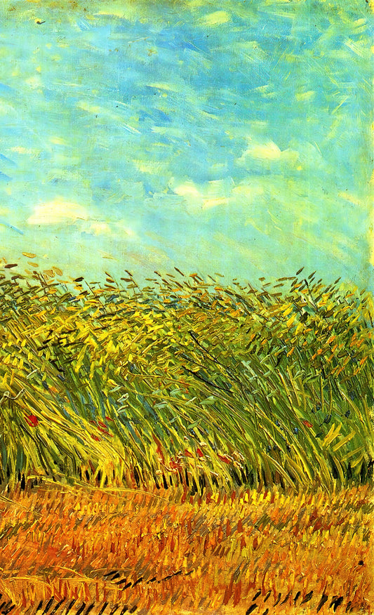 Vincent van Gogh All Paintings: A Curator's Guide to His Complete Artistic Journey - Wheat Field with a Lark by Vincent van Gogh