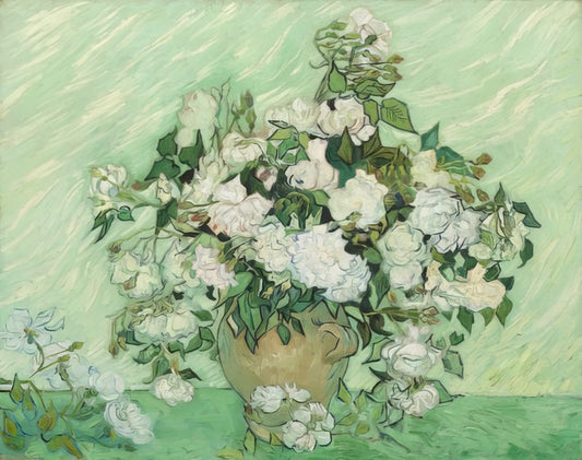 Vincent van Gogh Art Museum: A Curator's Guide to the Artist's Legacy and Where to Experience It - Vase with Pink Roses by Vincent van Gogh
