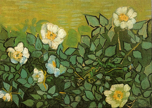 Vincent van Gogh Letters to Theo: The Intimate Correspondence That Illuminates an Artist's Soul - Wild Roses by Vincent van Gogh
