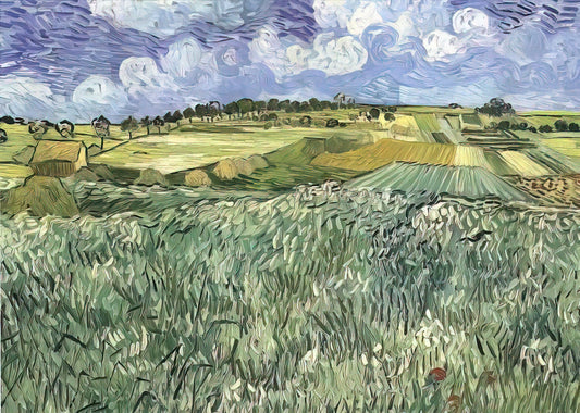 Vincent van Gogh Sunflowers Print: The Definitive Guide to Owning a Masterpiece - Plain near Auvers by Vincent van Gogh