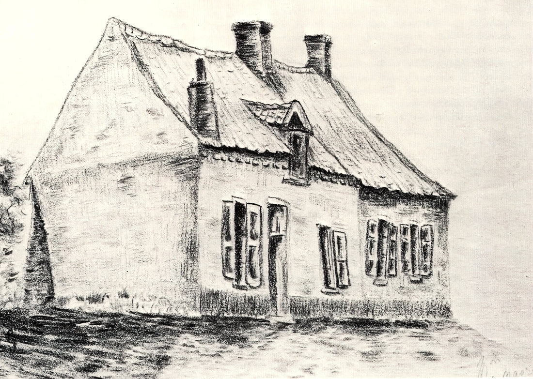Vincent van Gogh's Starry Night Print: A Timeless Masterpiece for Your Home - A house Magros by Vincent van Gogh