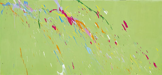 Walasse Ting Prints for Sale: A Guide to Collecting the Vibrant Legacy of a Modern Master - Raindrops Keep Falling on My Head - 1973 by Walasse Ting