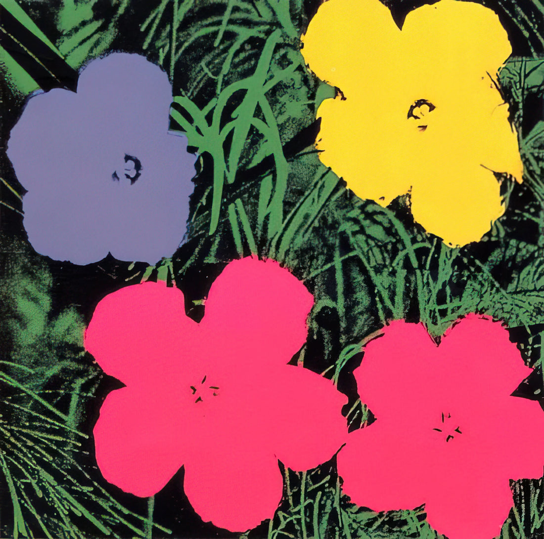 Warhol Camouflage Print: The Pop Artist's Final Masterpiece - Flowers by Andy Warhol