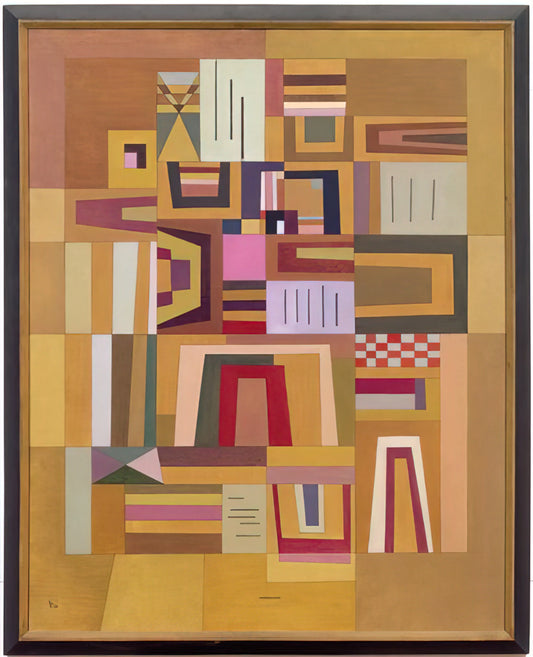 Wassily Kandinsky Art Pieces: A Journey Through Abstract Expressionism - COMPENSATION ROSE 1933 by Wassily Kandinsky