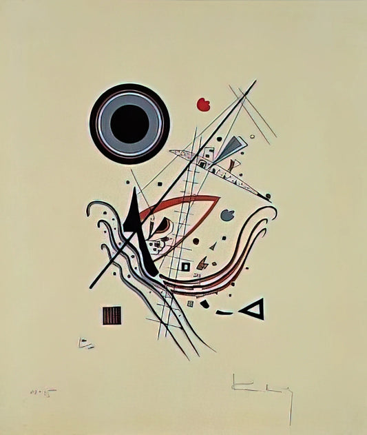 Wassily Kandinsky Canvas: The Revolutionary Abstraction That Changed Modern Art - BLUE 1922 by Wassily Kandinsky