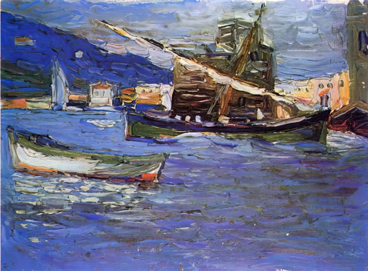 Wassily Kandinsky Famous Works: A Curator's Guide to His Most Influential Paintings - RAPALLO GRAUER DAY 1905 by Wassily Kandinsky