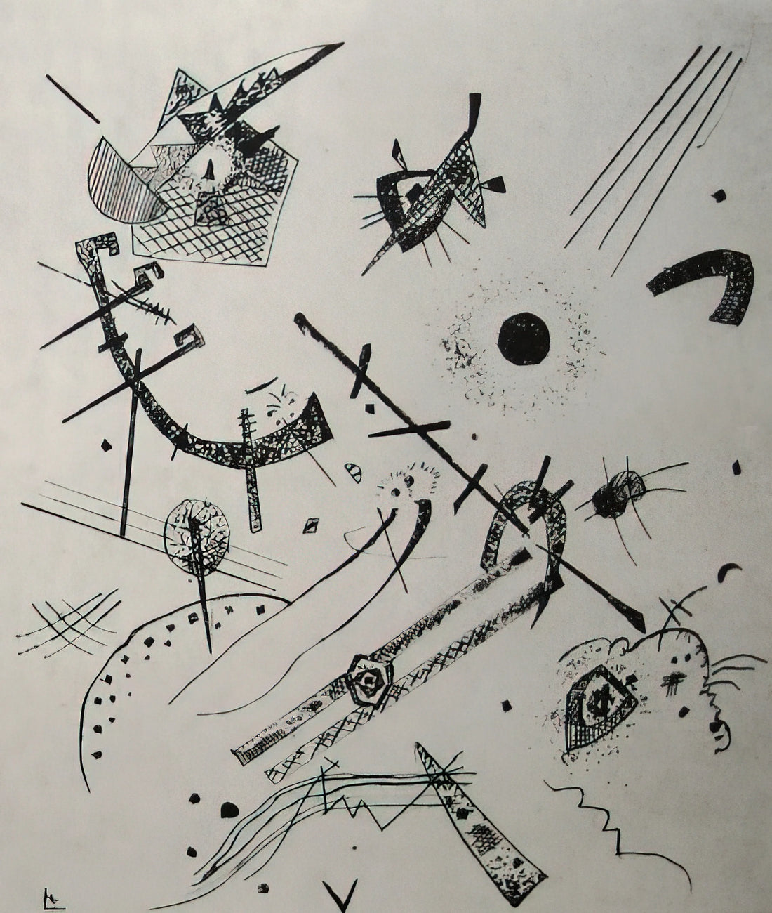 Wassily Kandinsky Houses in Munich: The Birthplace of Abstract Art - SMALL WORLDS XI 1922 by Wassily Kandinsky