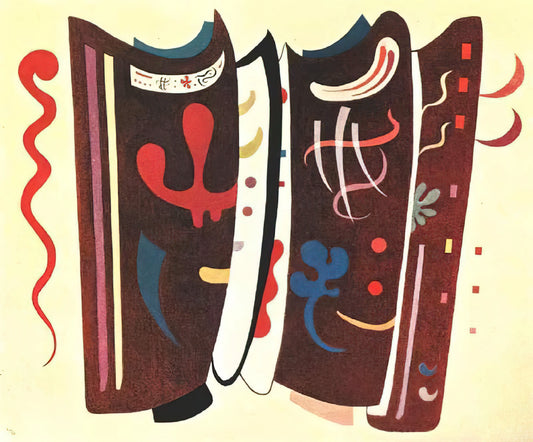 Wassily Kandinsky and Paul Klee: The Pioneering Friendship That Redefined Abstract Art - BROWN WITH SUPPLEMENT 1935 by Wassily Kandinsky
