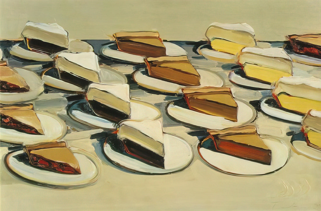 Wayne Thiebaud: The Davis Artist Who Redefined American Still Life - Pies, Pies, Pies - 1961 by Wayne Thiebaud