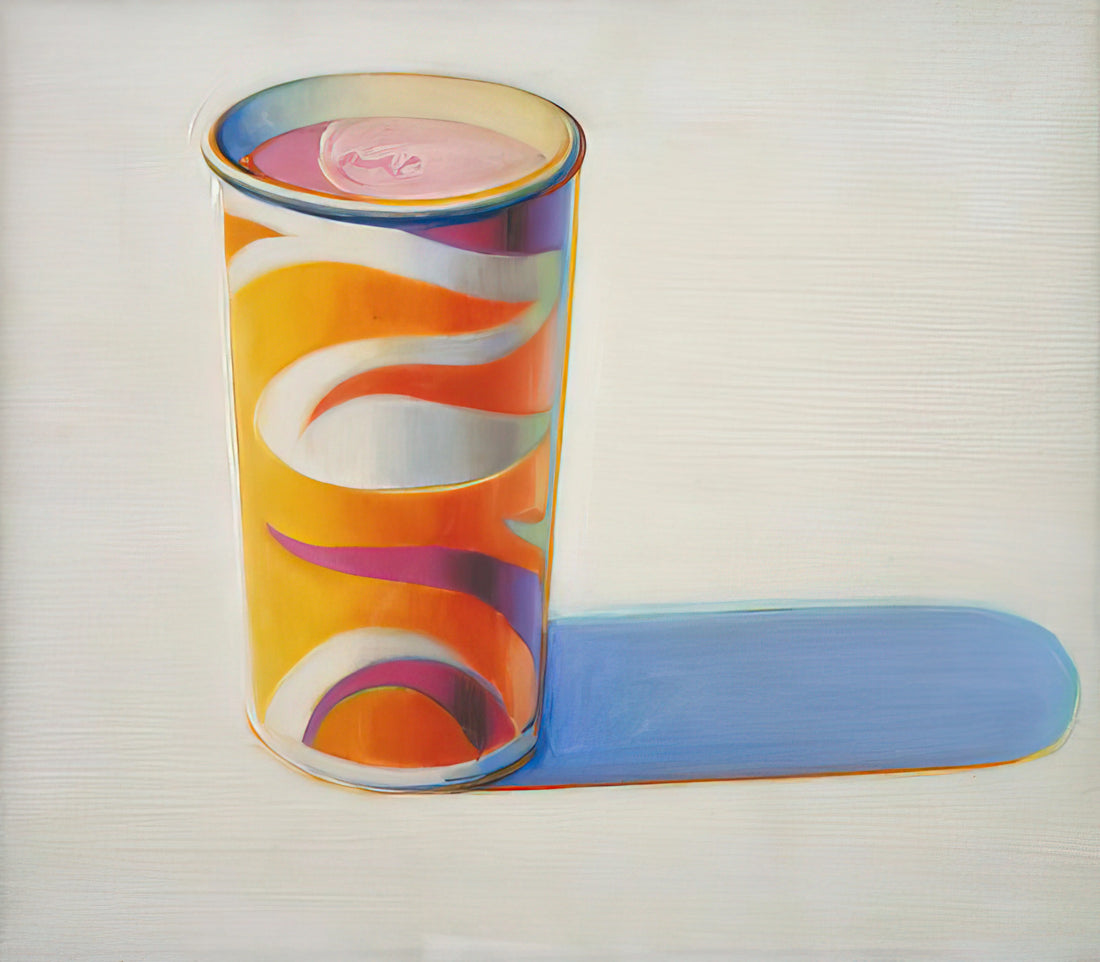 Wayne Thiebaud's Delta Paintings: A Masterful Exploration of Light, Water, and Memory - Drink Cup - 1972 by Wayne Thiebaud