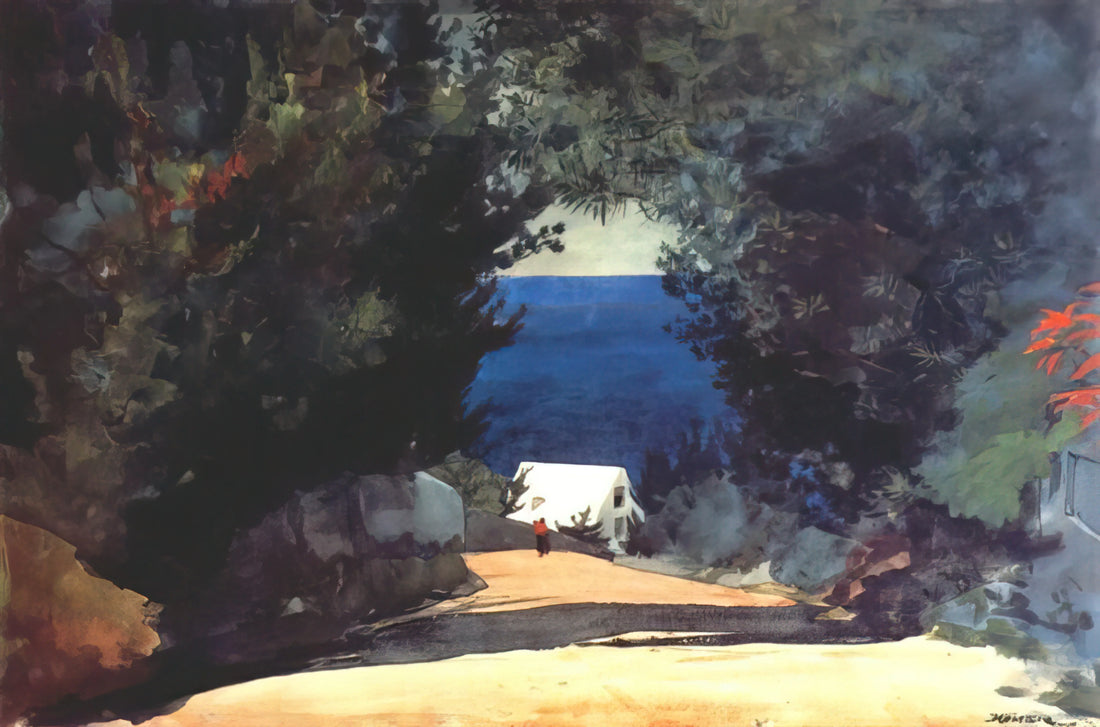 Winslow Homer Canvas Prints: A Collector's Guide to American Masterpieces - ROAD IN BERMUDA by Winslow Homer