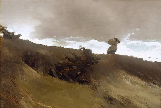 Winslow Homer Illustrations: The Pioneering Works That Defined American Visual Storytelling - THE WEST WIND by Winslow Homer