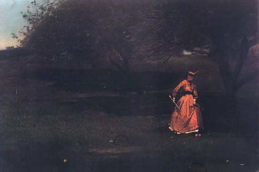 Winslow Homer Paintings: The American Master of Realism and Nature - CROQUET PLAYERS 1 by Winslow Homer