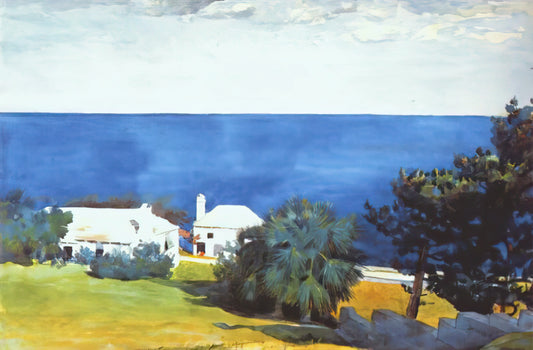 Winslow Homer Posters: A Collector's Guide to Iconic American Art Prints - SHORE AT BERMUDA by Winslow Homer