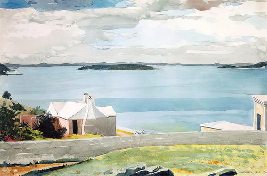 Winslow Homer Watercolor: The Master's Revolutionary Approach to American Art - INLAND WATER BERMUDA by Winslow Homer