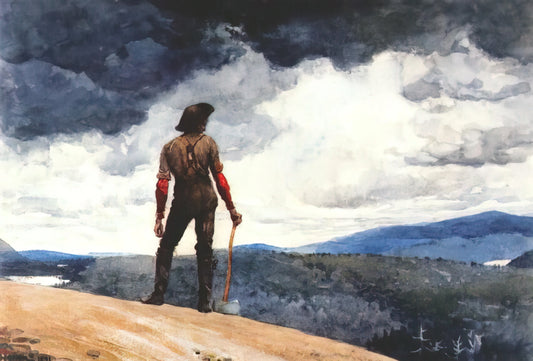 Winslow Homer's Most Famous Paintings: A Curator's Guide to His Masterpieces - THE WOODCUTTER by Winslow Homer