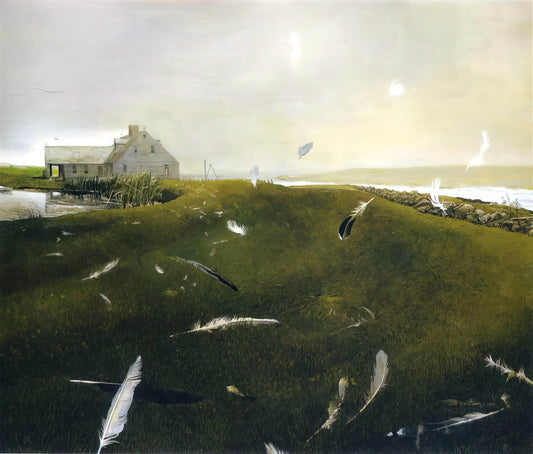 Winter 1946 by Andrew Wyeth: A Masterpiece of American Realism and Emotional Depth - AIRBORNE by Andrew Wyeth