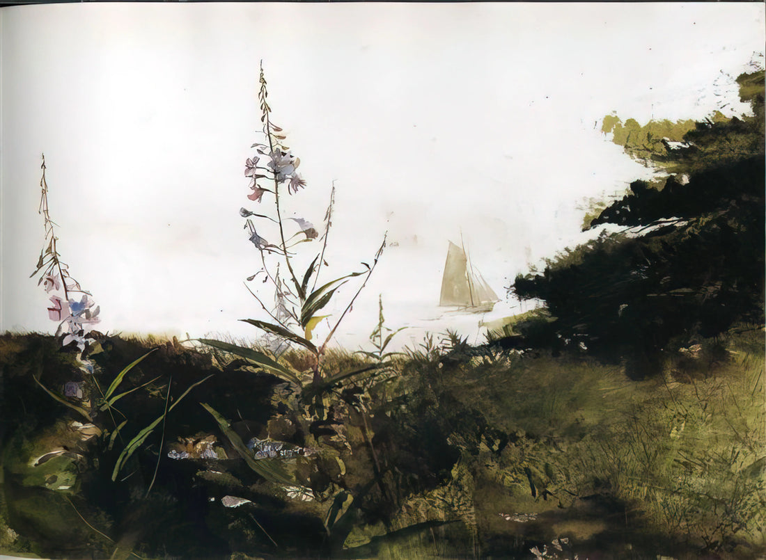 Wondrous Strange: The Wyeth Tradition in American Art - UNDER SAIL by Andrew Wyeth