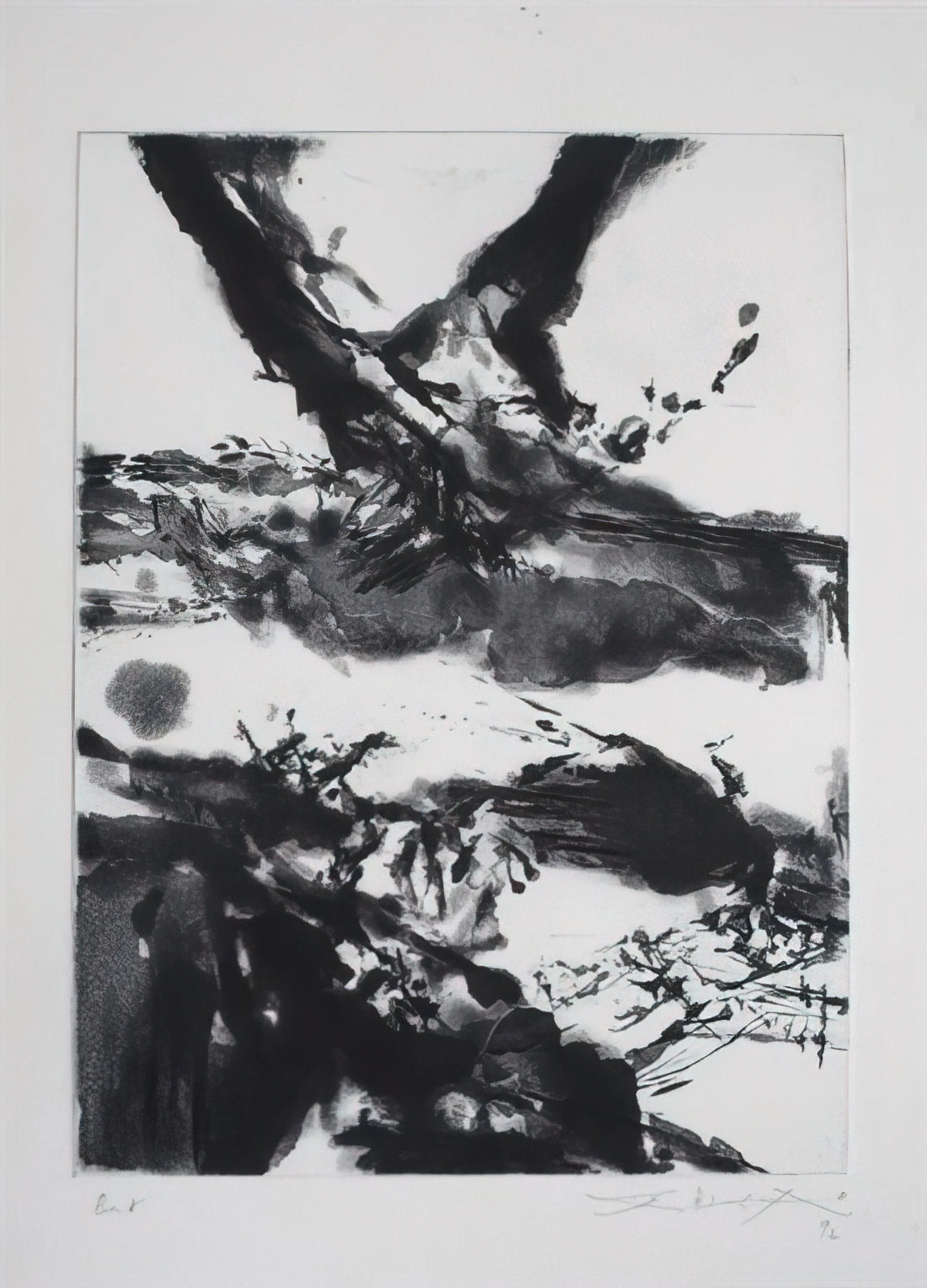 Wou Ki Zao: The Chinese Master of Modernist Abstraction and Calligraphic Expression - FLASHES 1992 by Zao Wou-Ki