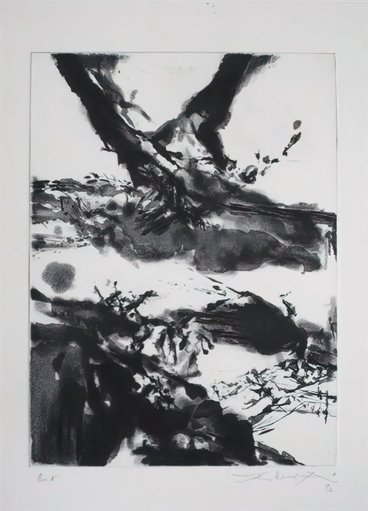 Wou Ki Zao: The Chinese Master of Modernist Abstraction and Calligraphic Expression - FLASHES 1992 by Zao Wou-Ki