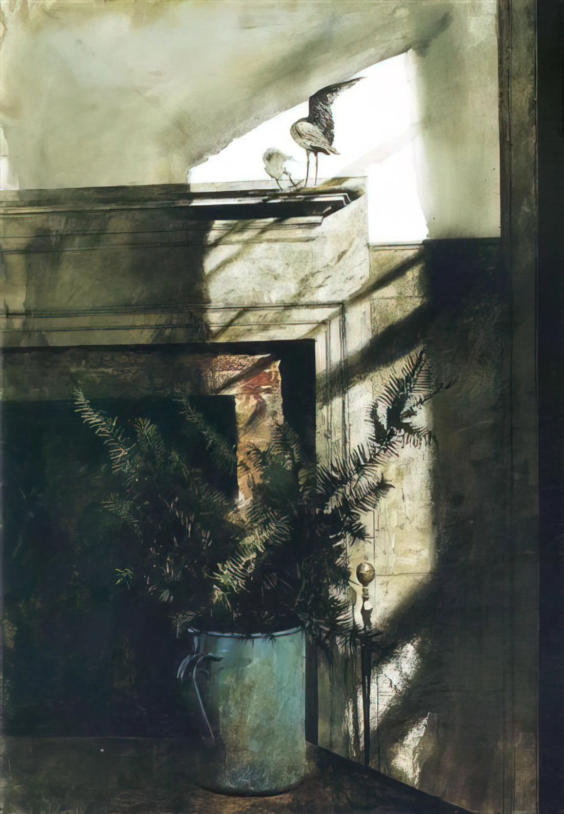 Wyeth Christina Olson: The Enduring Muse of American Realism - BIRD IN THE HOUSE by Andrew Wyeth