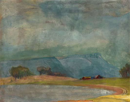 Xavier Martinez Canvas: The Artistic Legacy of a California Symbolist - Dodge Ranch - Tonalism by Xavier Martinez