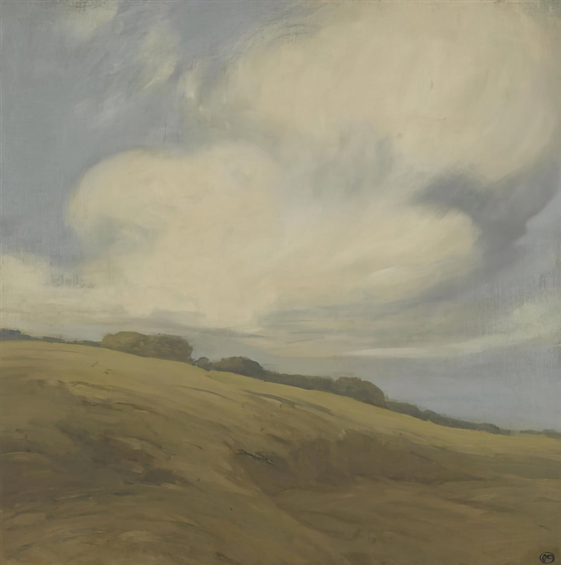 Xavier Martinez Prints: A Collector's Guide to the California Tonalist's Atmospheric Art - Clouds over a California hillside - Tonalism by Xavier Martinez