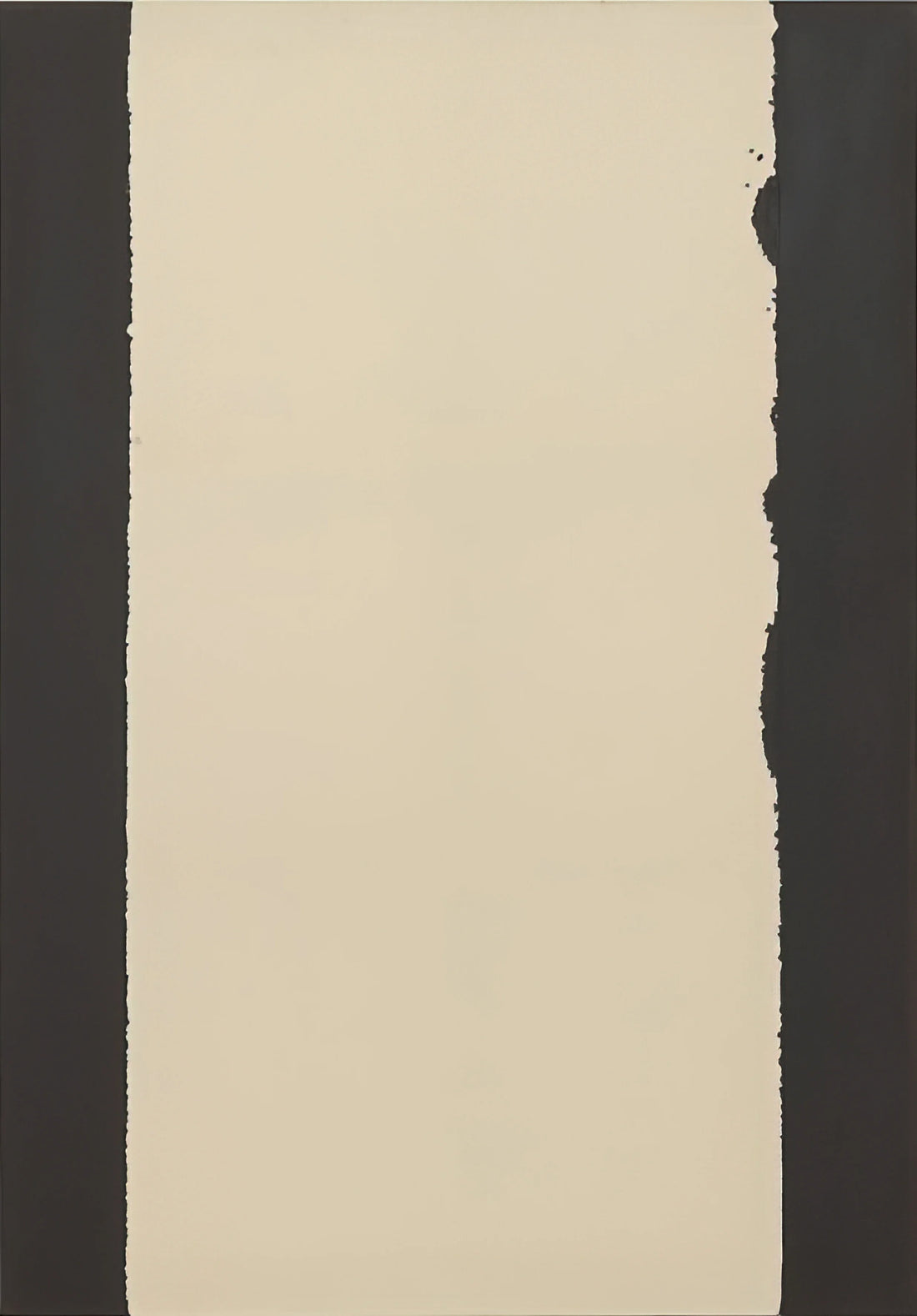 Yun Hyong-keun Art: The Meditative Power of Monochrome Abstraction - Burnt Umber  Ultramarine Blue - 2007 by Yun Hyong-keun