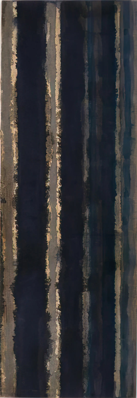 Yun Hyong-keun Prints: The Essence of Korean Dansaekhwa in Modern Art - Burnt Umber and Ultramarine - 1978 by Yun Hyong-keun