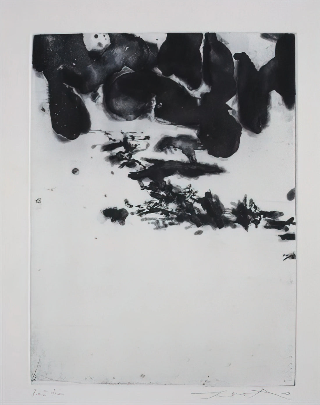 Zao Wou-Ki Flora and Fauna: The Artist's Botanical and Zoological Explorations in Abstract Expressionism - GENESIS 1982 by Zao Wou-Ki