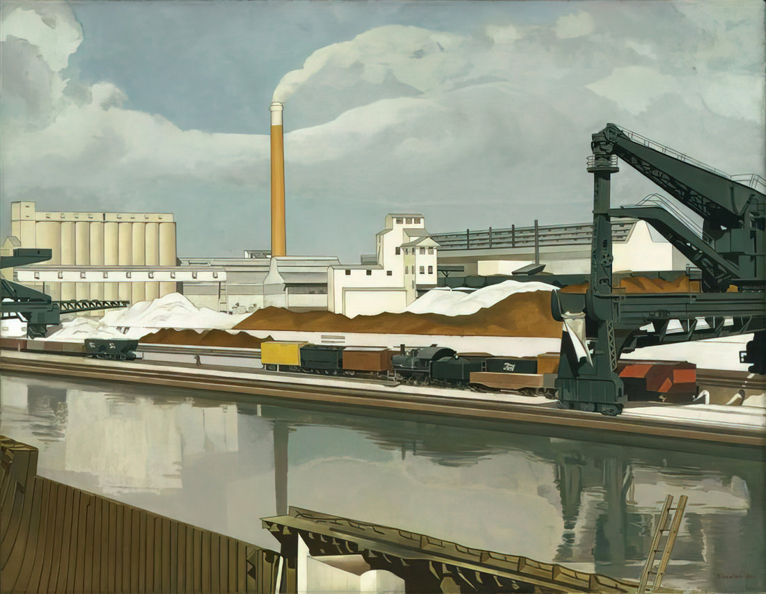 What Defines a Classic Landscape by Charles Sheeler? A Masterpiece of Precision and Modernism