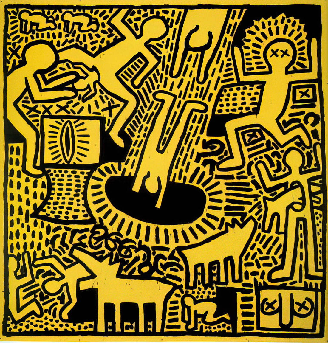 Warum sind Keith Haring Poster zeitlose Kunstwerke?