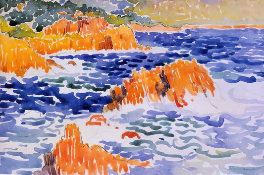 Henri Edmond Cross: Die Schönheit von La Plage de Saint Clair