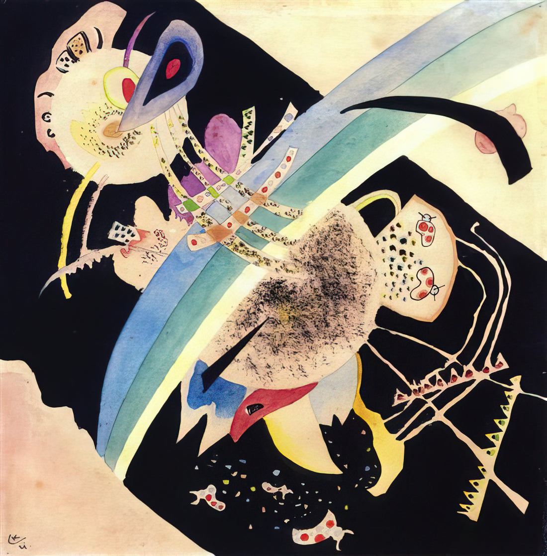Wie haben sich Kandinsky und Gabriele Münter gegenseitig beeinflusst?