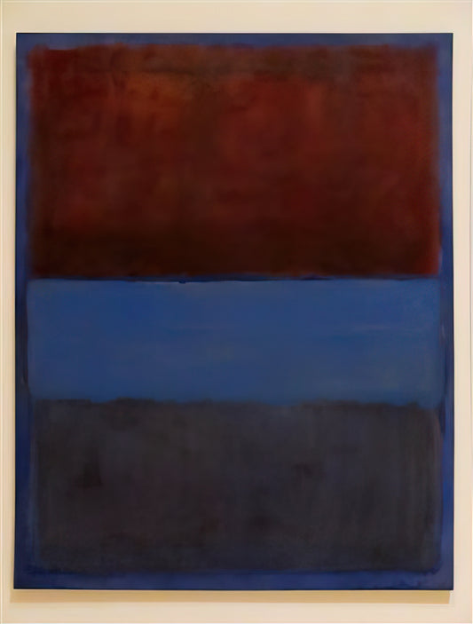 What Makes Mark Rothko’s No. 62 (Rust and Blue, 1953) a Masterpiece of Color Field Painting?