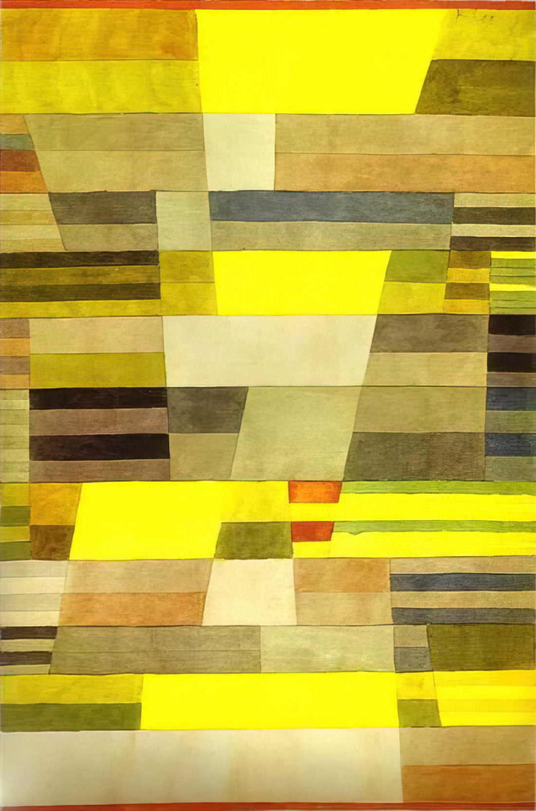 Paul Klee Flora auf Sand: Eine Meisterleistung der modernen Kunst