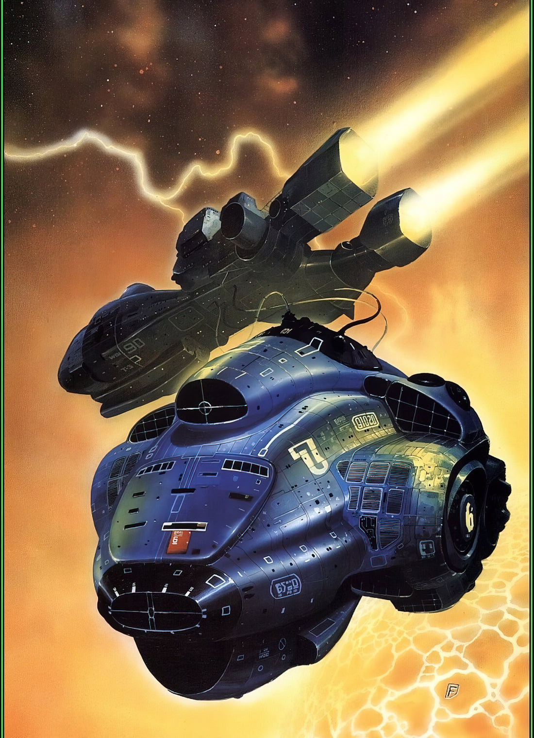 Chris Foss: Ein visionärer Künstler der Science-Fiction-Kunst