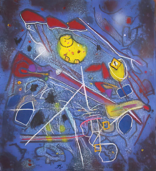 Why Is Redness of Blue Such a Provocative Masterpiece in Modern Art?