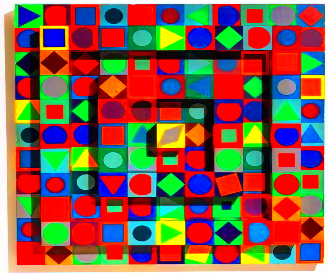 Warum sind Victor Vasarely Kunstdrucke ein Muss für moderne Kunstliebhaber?