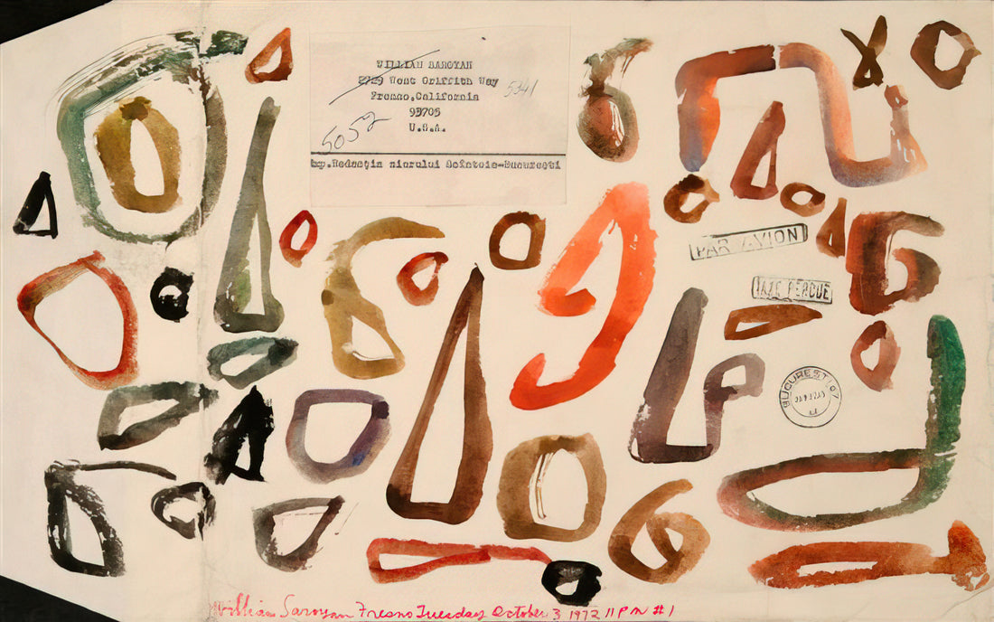 William Saroyan Poster: Eine Hommage an einen literarischen Giganten
