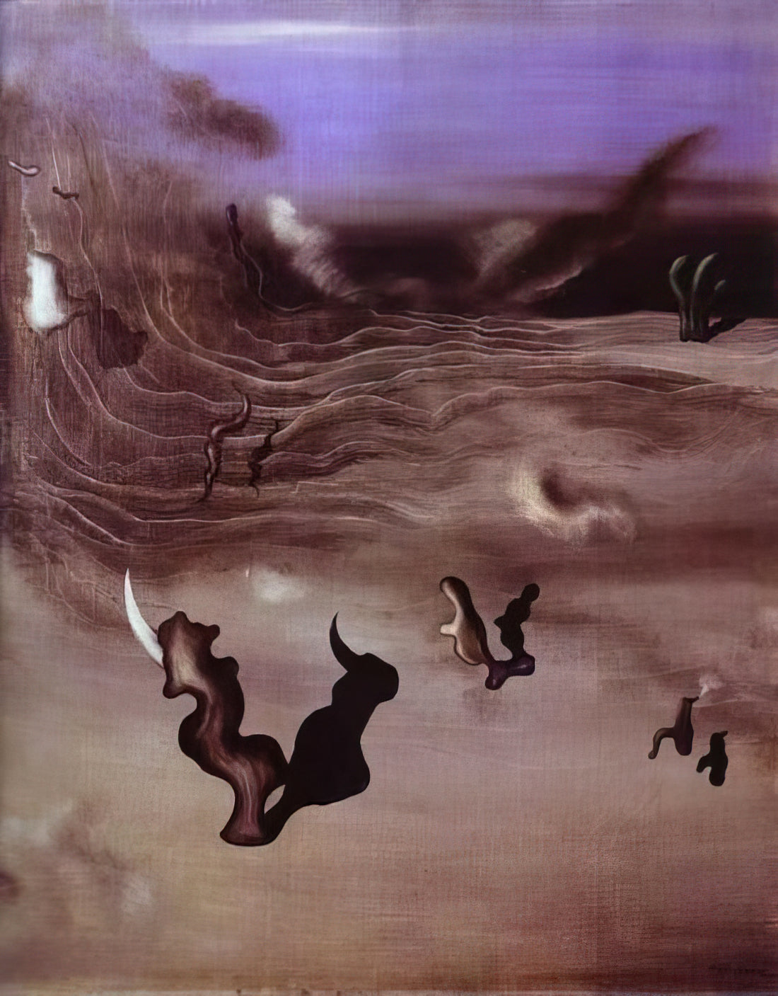 Wie erkennt man die Signatur von Yves Tanguy und was macht sie besonders?