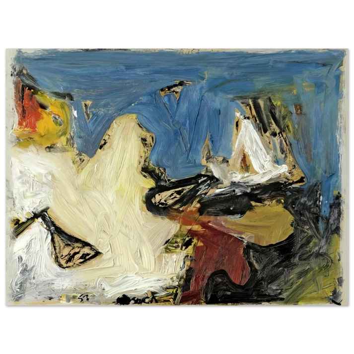 Milton Resnick - PAINTING I 1957  75x100 cm / 30x40inches Fine Art Poster