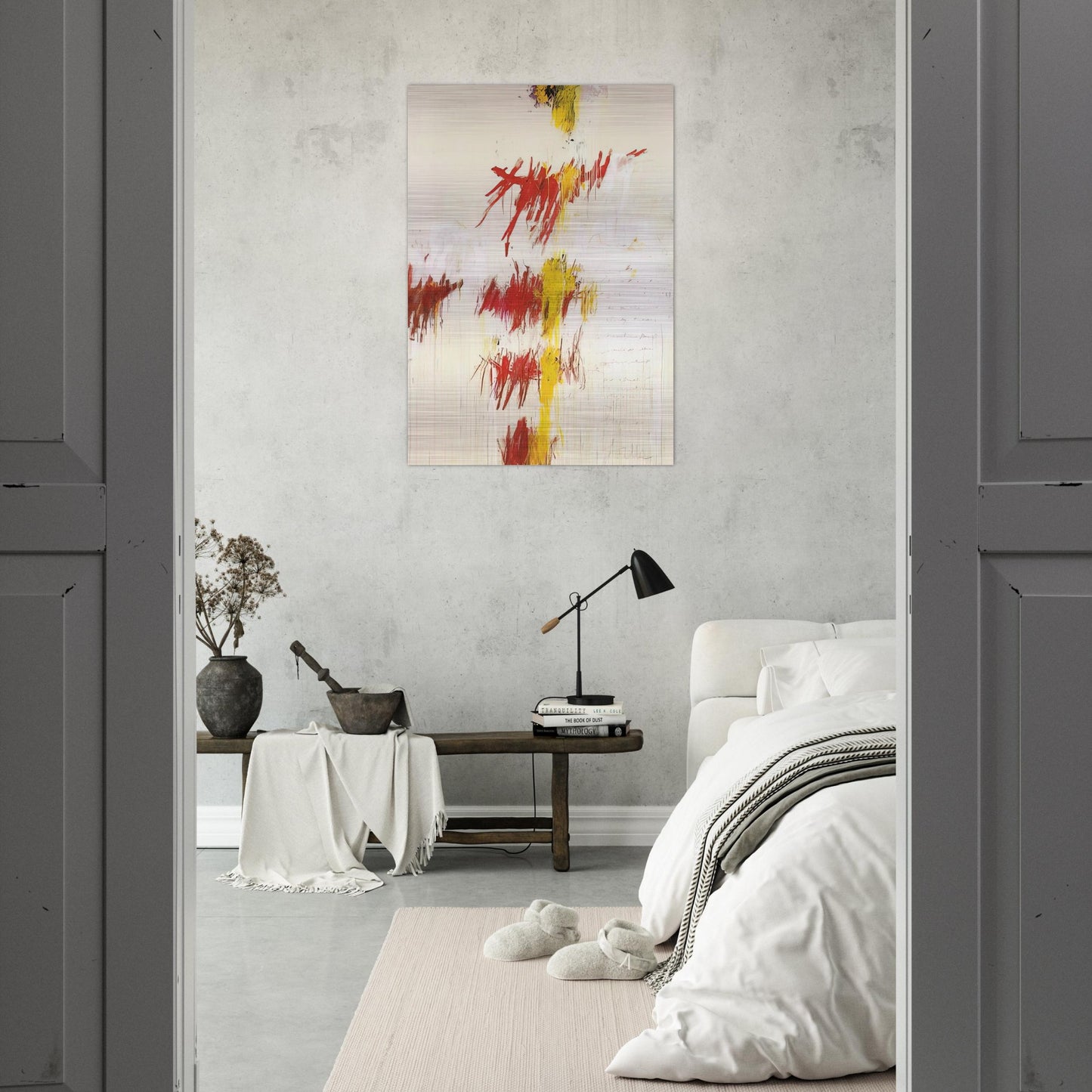 Quattro Stagioni II. Primavera - Cy Twombly Brushed Aluminum Print - 70x100 cm / 28x40 inches | Cy Twombly Aluminum Print | Cy Twombly Prints