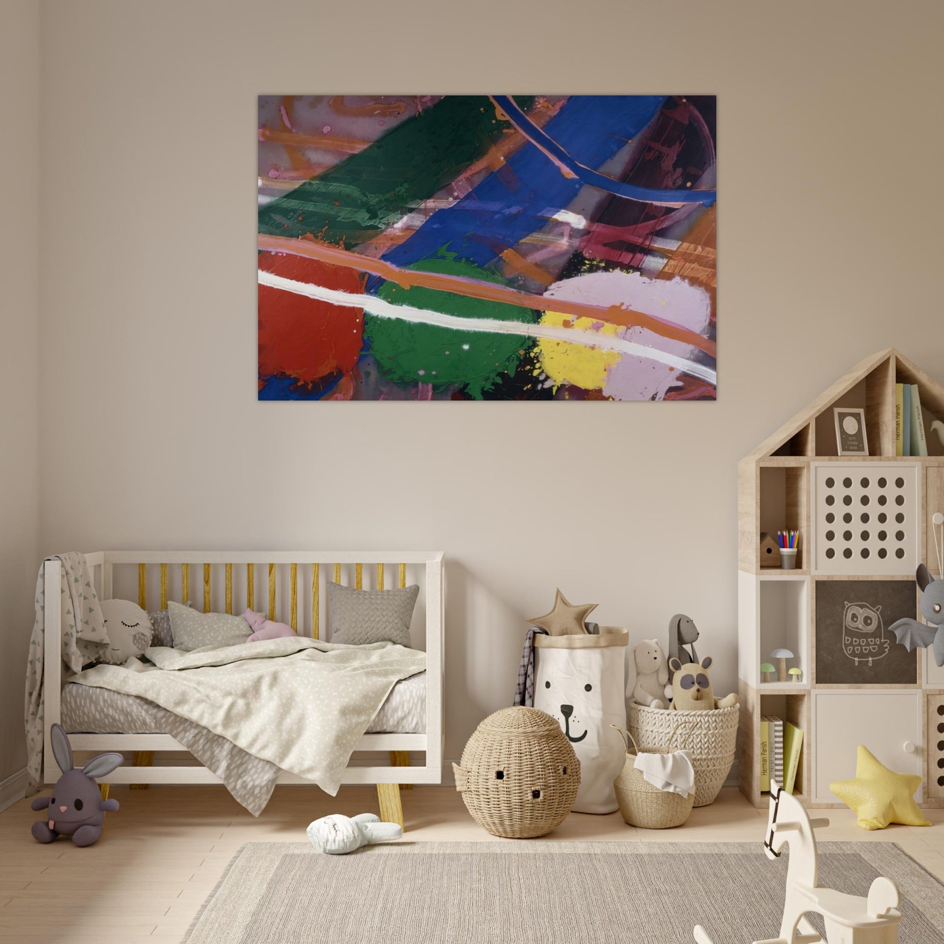 Festival - 1983 - Albert Irvin Art Prints - 100x150 cm / 40x60″ inches | Albert Irvin Poster | Albert Irvin Prints