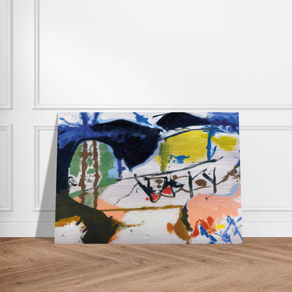 Acres - 1959 - Helen Frankenthaler Brushed Aluminum Print - 70x100 cm / 28x40 inches | Helen Frankenthaler Aluminum Print | Helen Frankenthaler Prints