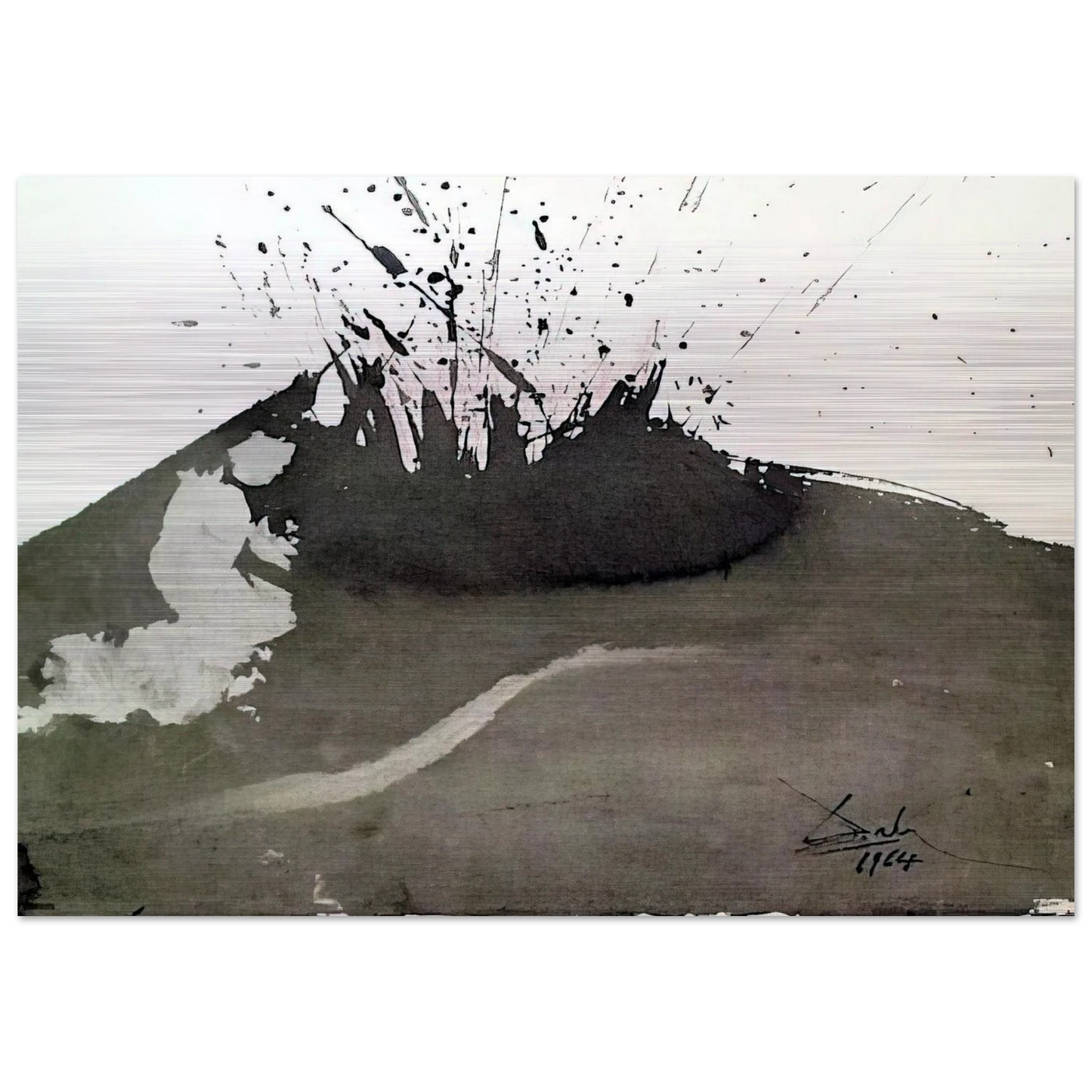 ANGELUS EXCUSSIT FLAMMAMIGNIS DANIEL 3 23 1967 - Salvador Dali Brushed Aluminum Print - 70x100 cm / 28x40 inches | Salvador Dali Aluminum Print | Salvador Dali Prints