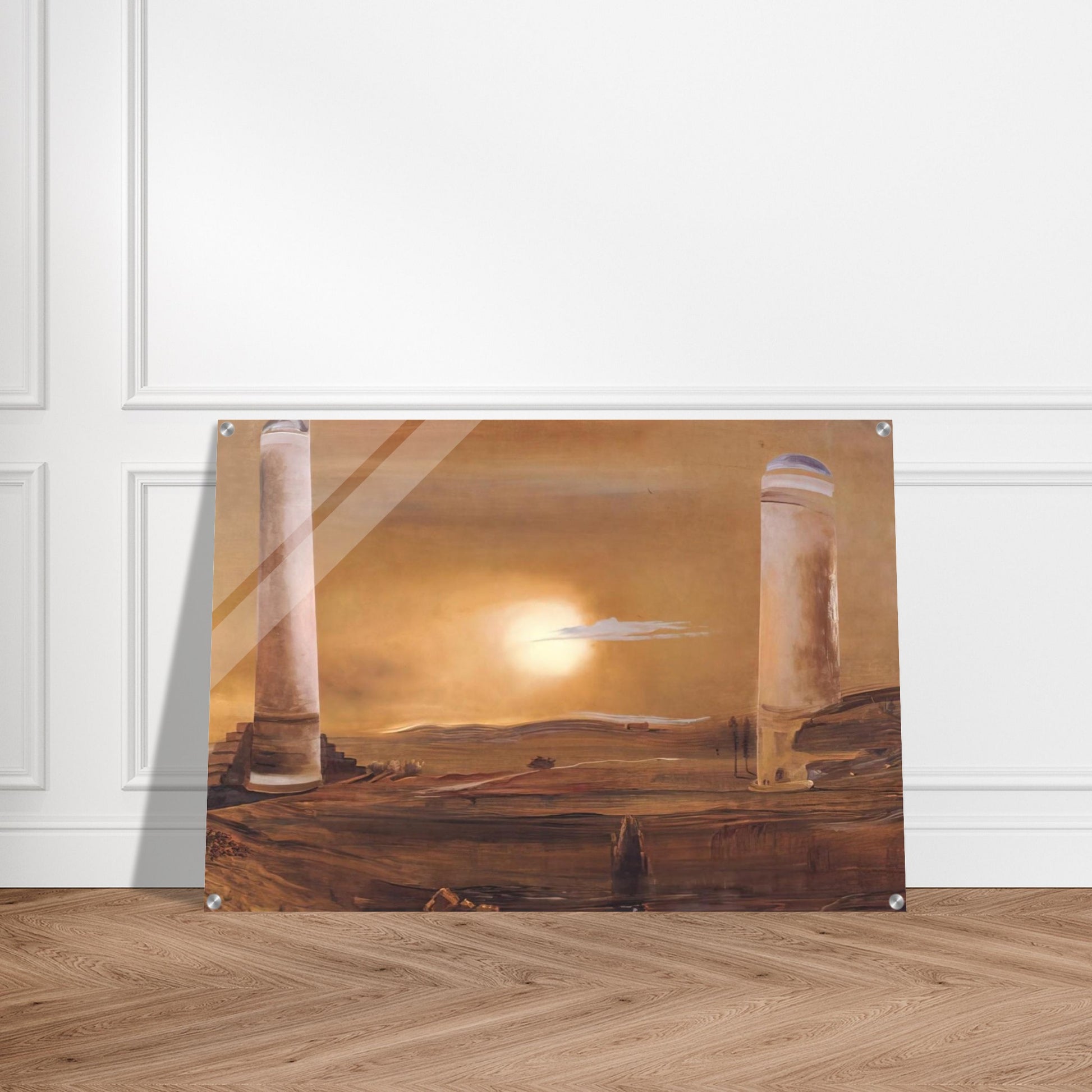 THE TOWERS - Salvador Dali Acrylic Print - 70x100 cm / 28x40″ inches | Salvador Dali Wall Art | Salvador Dali Prints
