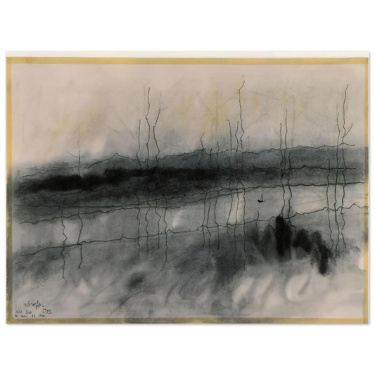 Lyonel Feininger - MYSTIC RIVER 1951  75x100 cm / 30x40inches Fine Art Poster